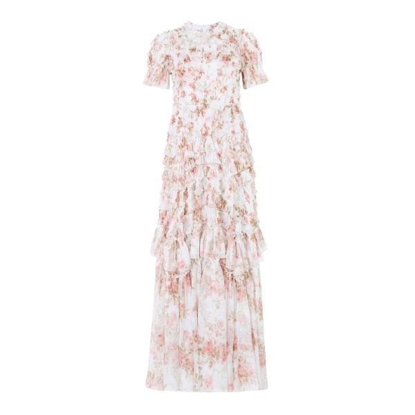 Needle & Thread Summer's Rose Valentine Ruffle Gown