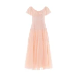 Needle & Thread Sunrise Sequin V-Neck Ankle Gown