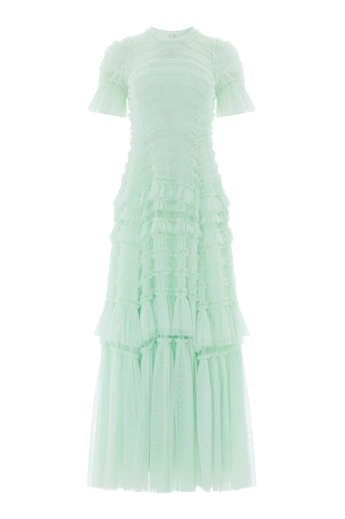 Needle-Thread-Valentine-Ruffle-Gown-in-Soft-Mint-Coveti91610_nobg Needle & Thread Valentine Ruffle Gown