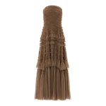 Needle & Thread Valentine Ruffle Strapless Gown