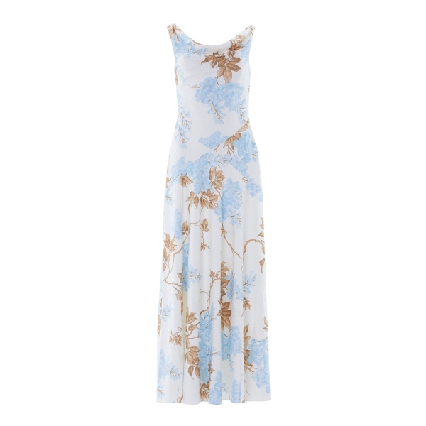 Needle & Thread Wisteria Jacquard Cowl Neck Gown