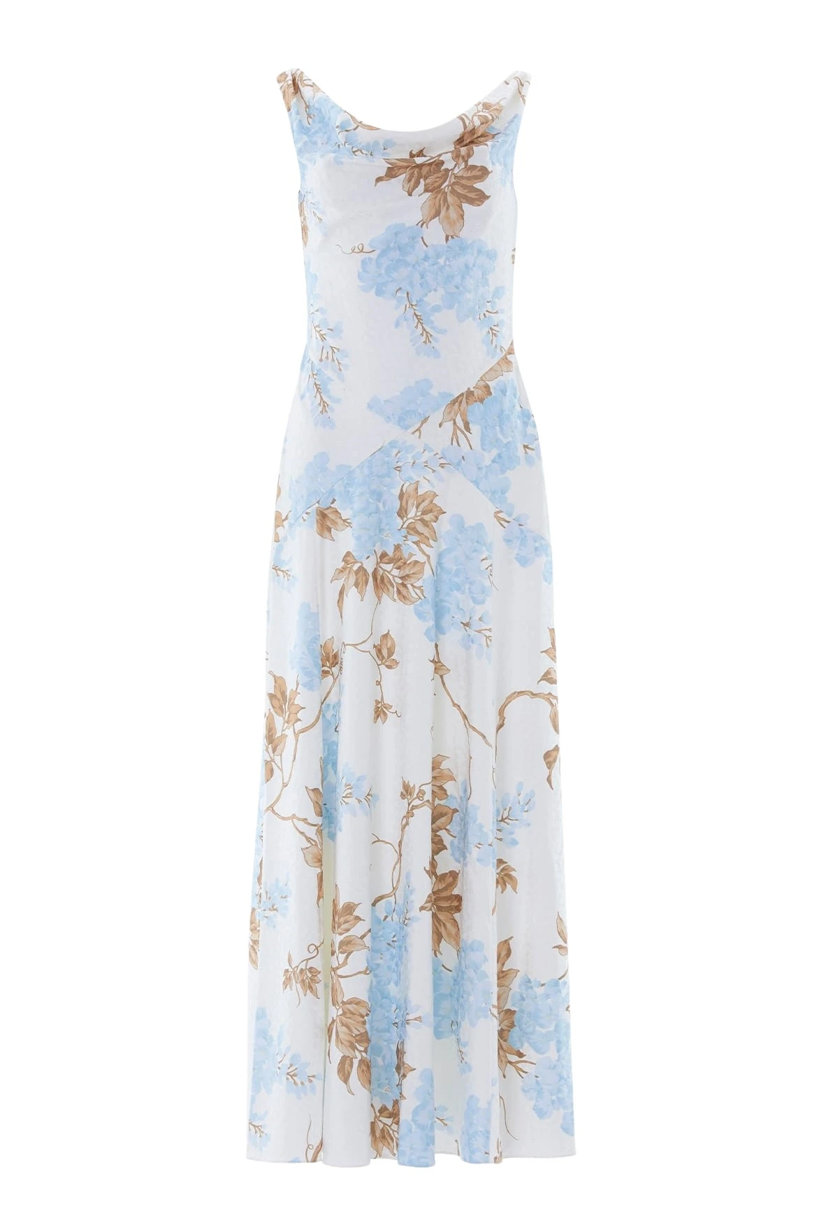 Needle-Thread-Wisteria-Jacquard-Cowl-Neck-Gown-in-Optic-WhiteBlue-Coveti28200_nobg Needle & Thread Wisteria Jacquard Cowl Neck Gown