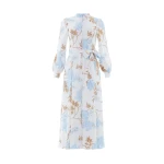 Needle & Thread Wisteria Jacquard Long Sleeve Shirt Dress