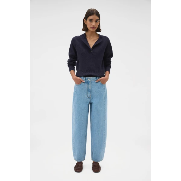 Barrel Leg Denim Jean