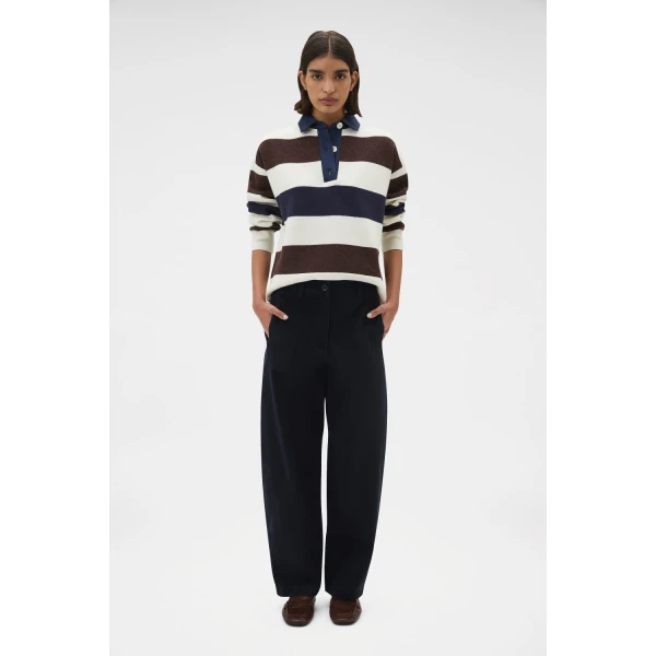 Barrel Twill Leg Pant