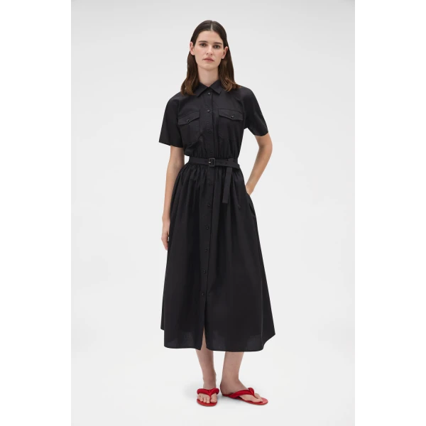 Belted Shirt Dress