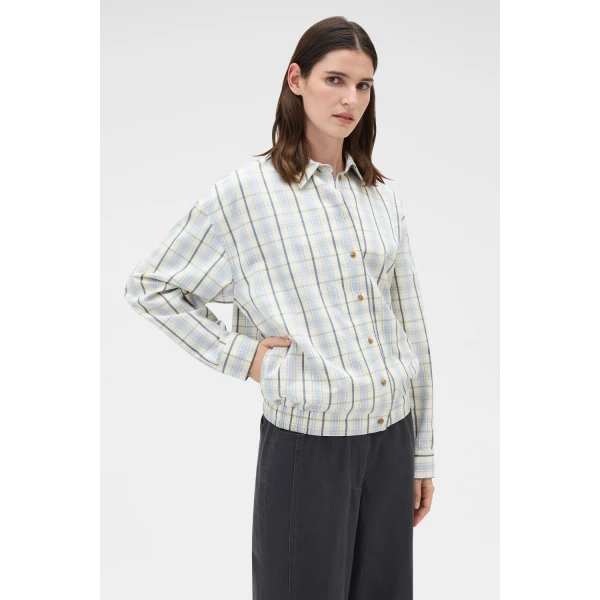 Boyfriend Check Shirt