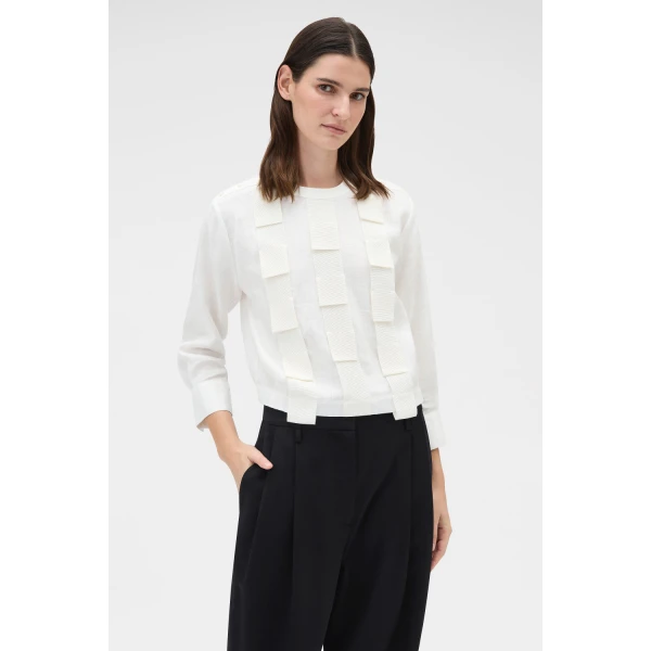 Folded Ribbon Top