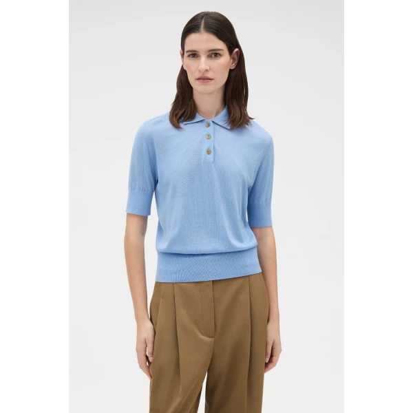 Knit Polo Top