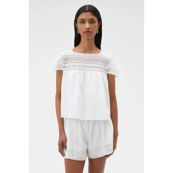 Lace Trim Top
