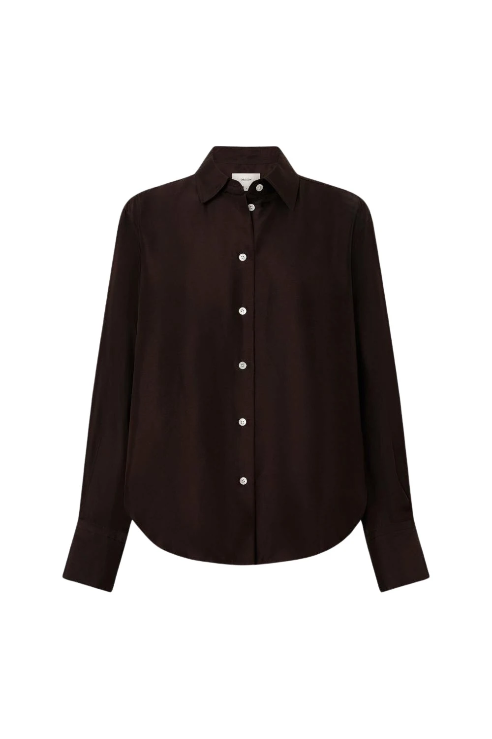 Oroton-Long-Sleeve-Shirt-Dark-Chocolate28737_nobg Oroton