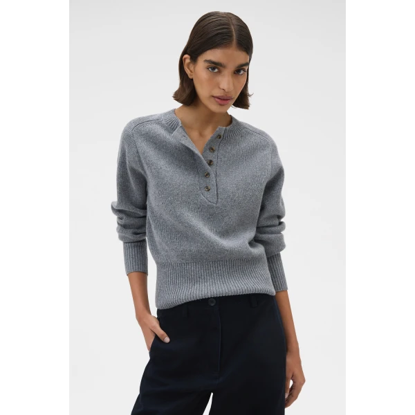 Rib Knit Henley