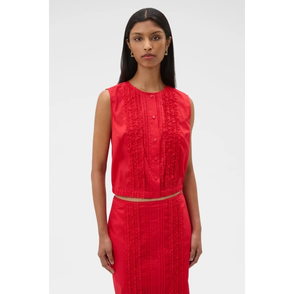 Ruffle Detail Top