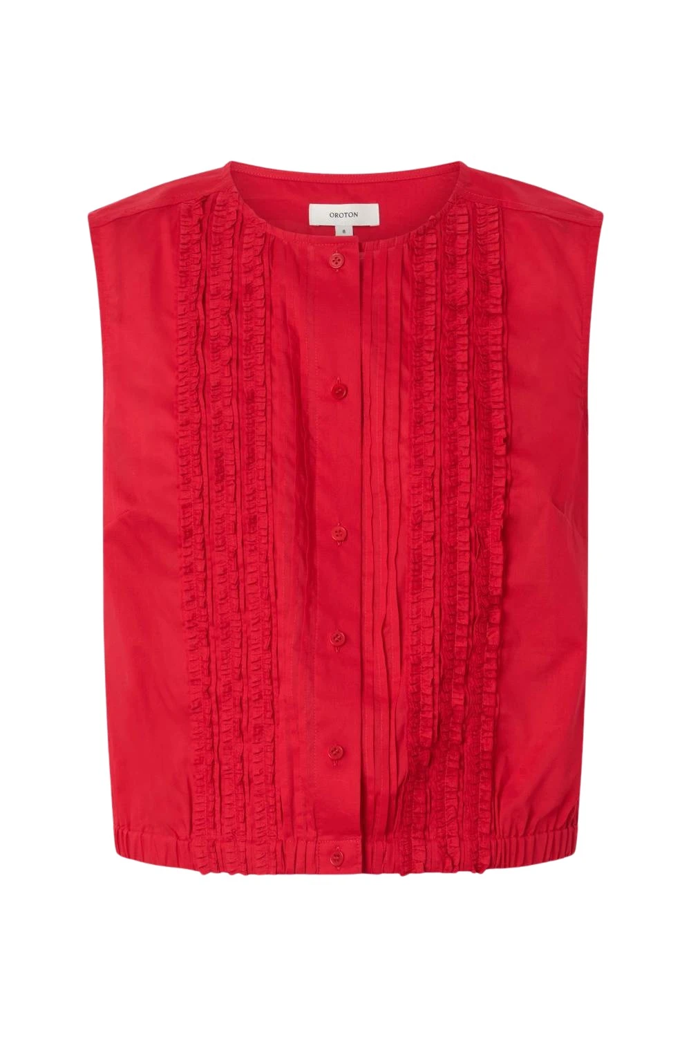 Oroton-Ruffle-Detail-Top-Red-Ribbon53223_nobg Oroton
