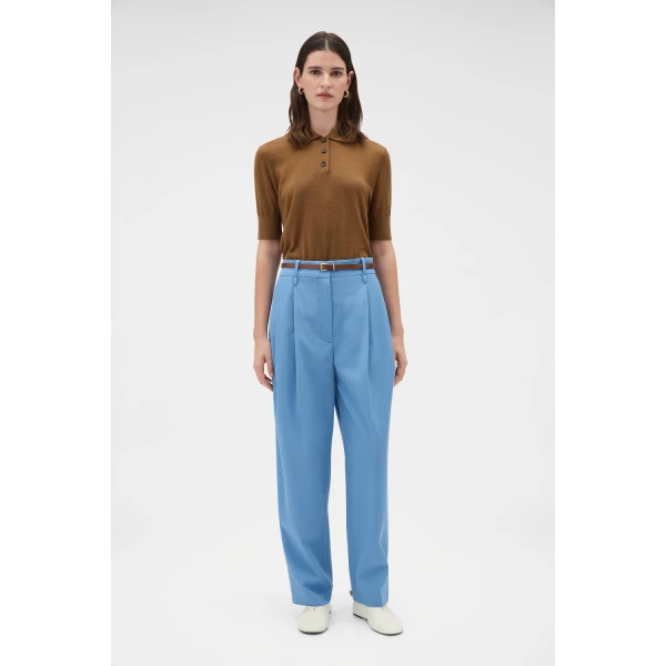 Tapered Pleat Pant