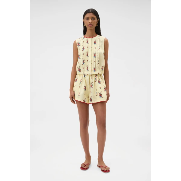 Wallpaper Floral Print Short