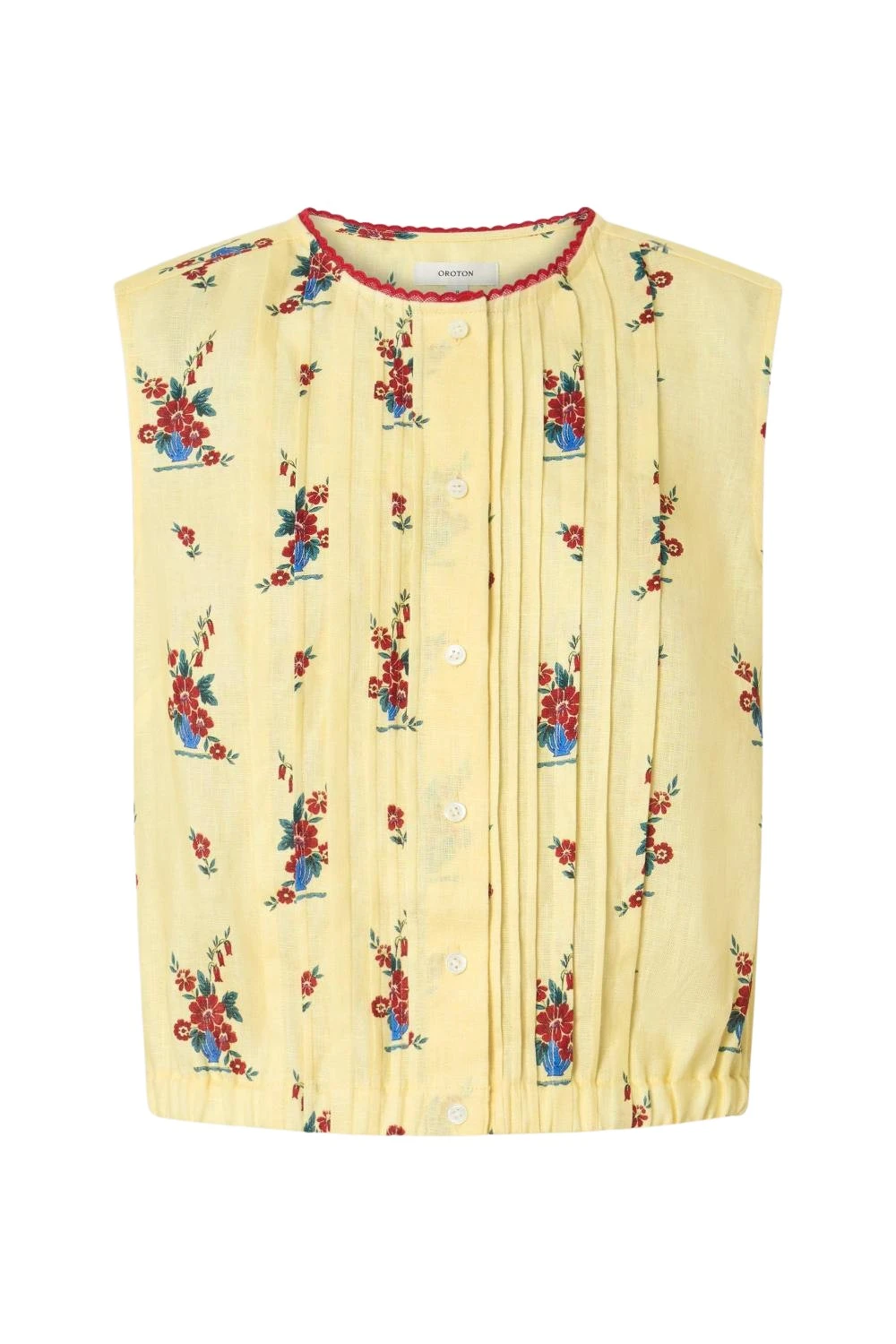 Oroton-Wallpaper-Floral-Print-Top-Lemon64225_nobg Oroton