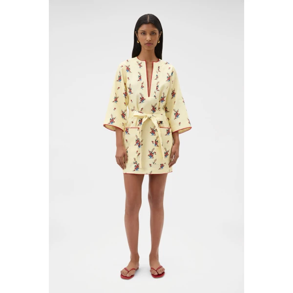 Wallpaper Floral Print Tunic Dress
