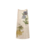 Oscar-de-la-Renta-Chine-Hibiscus-Beaded-Fringe-Shift-Dress69717_nobg Oscar de la Renta Chiné Hibiscus Beaded Fringe Shift Dress - Dresses - American Luxury Evening Wear at Coveti
