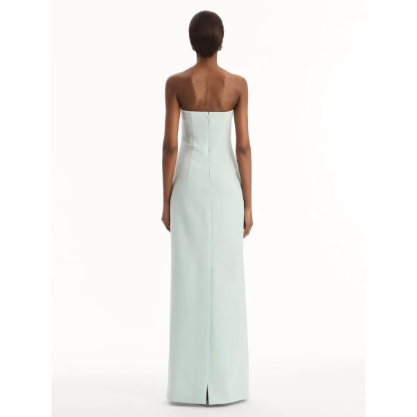 Oscar de la Renta Crystal Floral Embroidered Gown - Dresses - American Luxury Evening Wear at Coveti