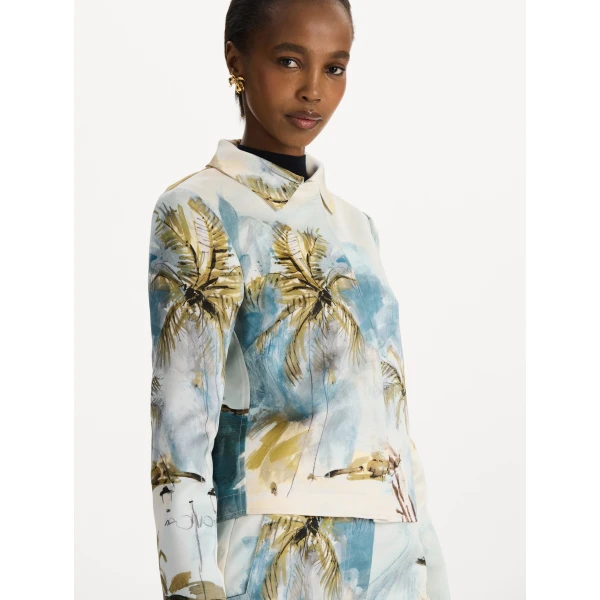 Oscar de la Renta Dominican Landscape Shorts - Shorts - American Luxury Evening Wear at Coveti