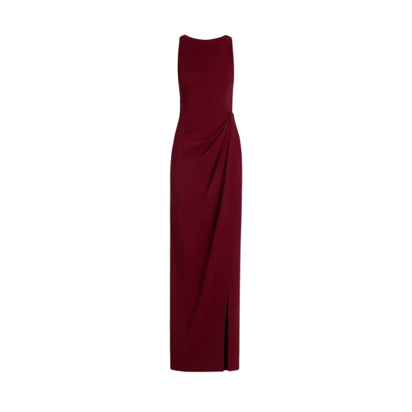 Oscar de la Renta Drape-Detailed Cady Gown