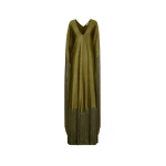 Oscar de la Renta Fringe Jersey Caftan - Kimono - American Luxury Evening Wear at Coveti