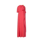 Oscar de la Renta Hibiscus Brooch Georgette Caftan