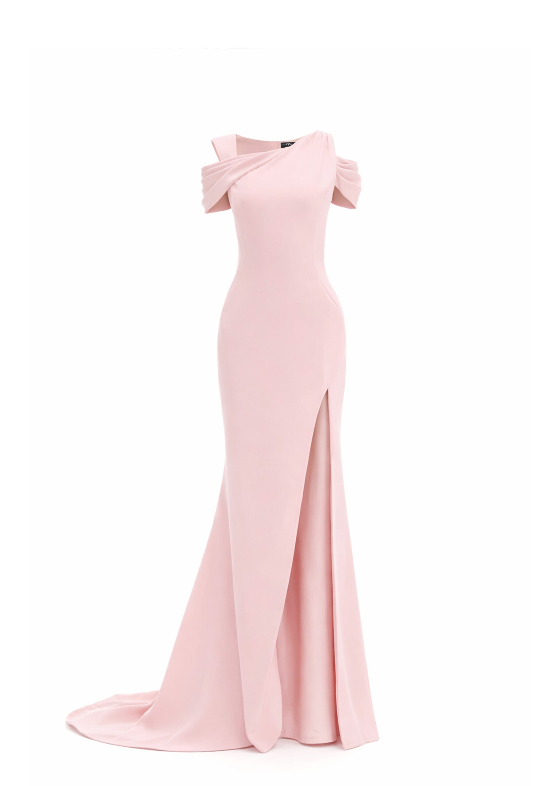 Avaro Figlio Magara Draped Maxi Dress in Pink