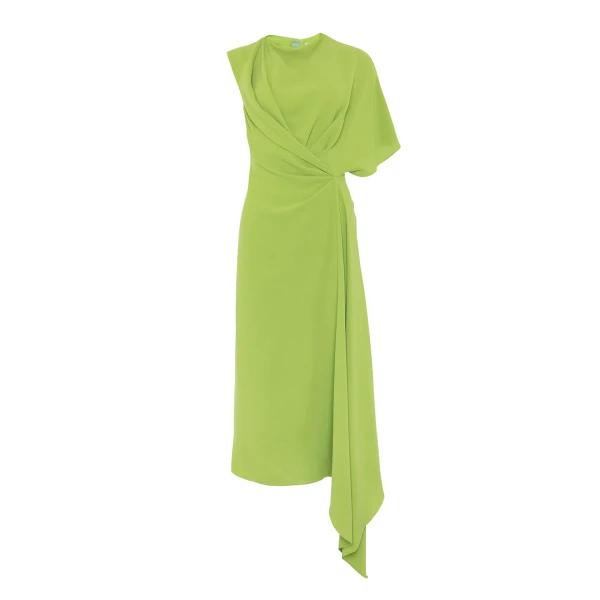 Elva Dress in Meadow Green