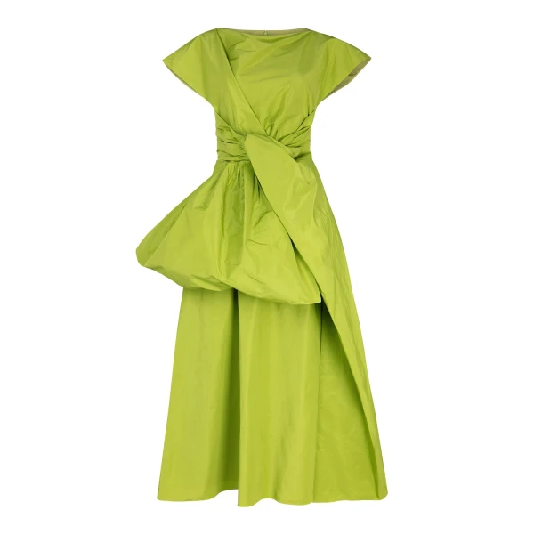 Nila Dress in Meadow Green