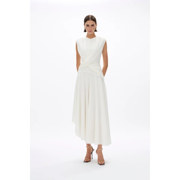 Rachel Gilbert Iver Dress - Rachel Gilbert Ivory - Australian Luxury Evening Wear at Coveti