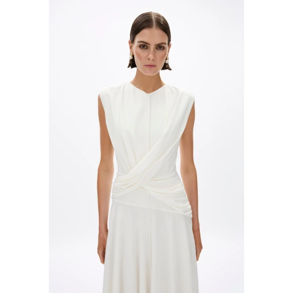 Rachel Gilbert Iver Dress - Rachel Gilbert Ivory - Australian Luxury Evening Wear at Coveti
