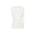 Rachel Gilbert Kingston Drape Top - Rachel Gilbert Ivory - Australian Luxury Evening Wear at Coveti