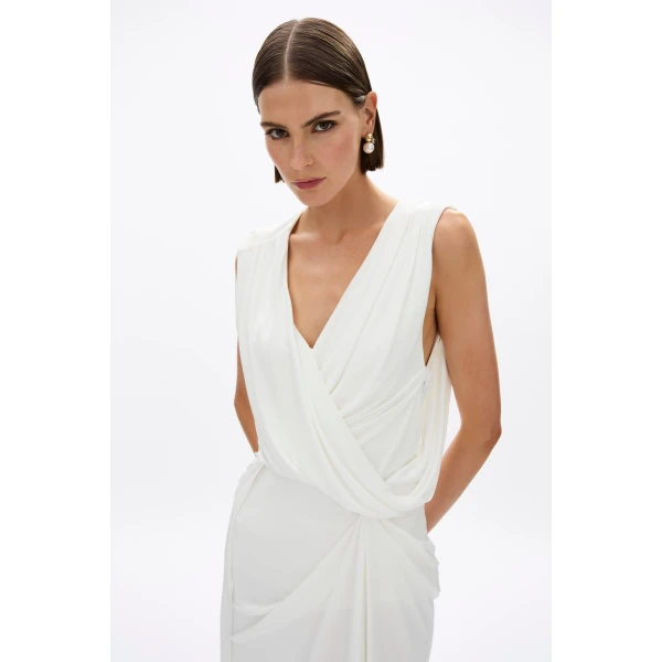 Rachel Gilbert Kingston Skirt - Rachel Gilbert Ivory - Australian Luxury Evening Wear at Coveti
