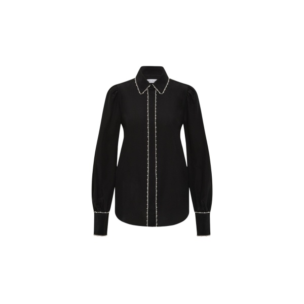 Rebecca Vallance Marietta Shirt in Black