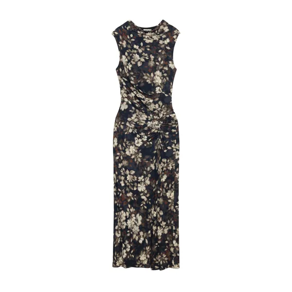SIMKHAI Acacia Draped Jersey Midi Dress