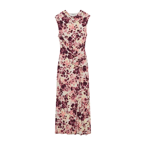 SIMKHAI Acacia Draped Jersey Midi Dress