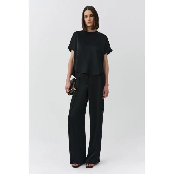 Simkhai Addy T-Shirt in Black Top, view 6