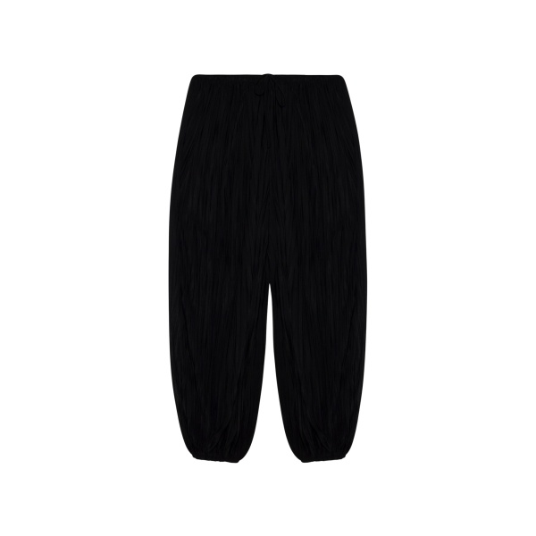 Simkhai Afton Crinkle Jersey Balloon Pant in Black