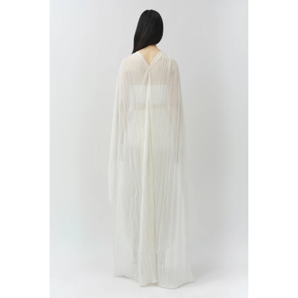 Simkhai Afton Crinkle Jersey Balloon Pant in Ivory, view 5