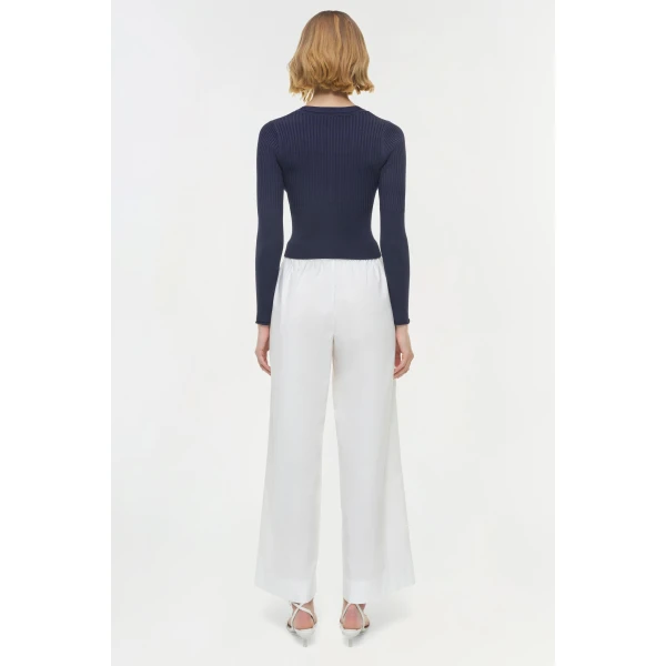 Simkhai Ailany Knit Cardigan in Midnight, view 5