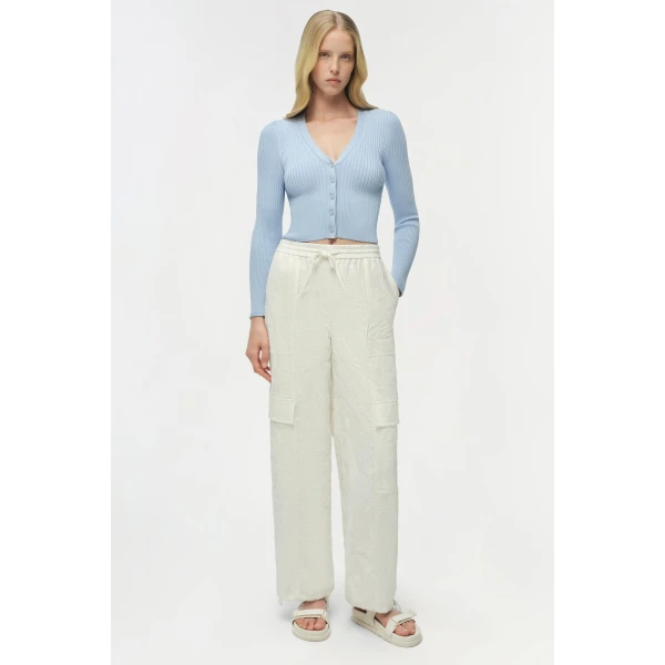 Simkhai Ailany Knit Cardigan in Tidepool, view 6