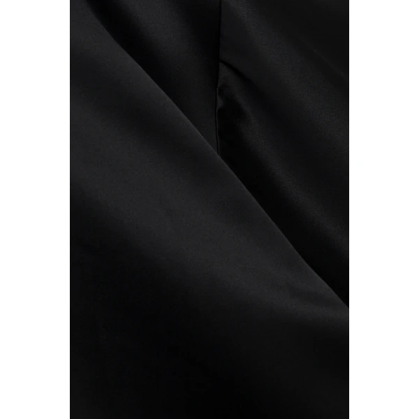 Simkhai Alina Satin Top in Black, view 7