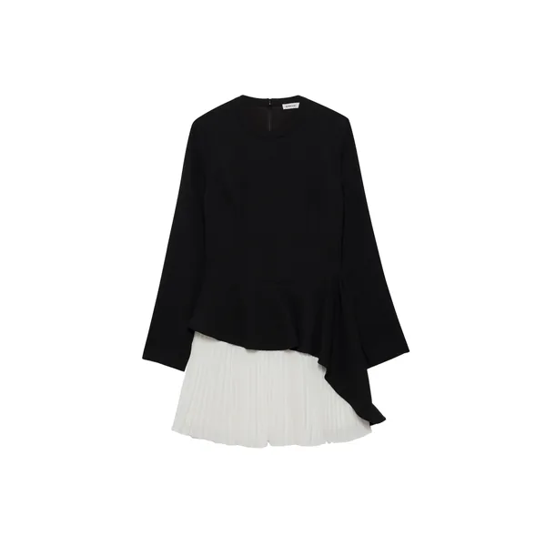 SIMKHAI Amberly Pleated Mini Dress