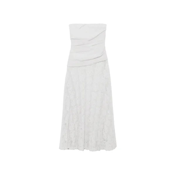 SIMKHAI Annalise Cotton Lace Midi Dress