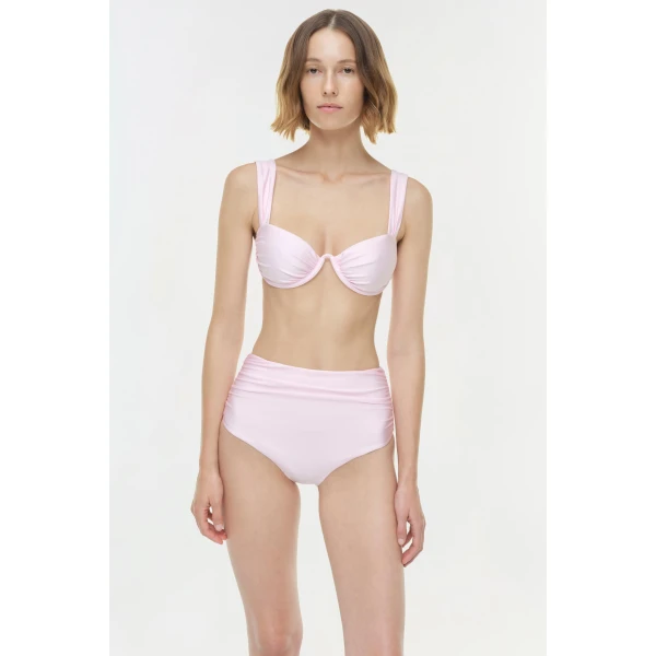 Simkhai Anniston Bikini Top in Tulip, view 3