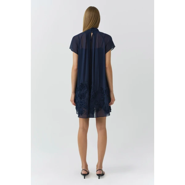 Simkhai Aviel Mini Dress in Midnight, view 5