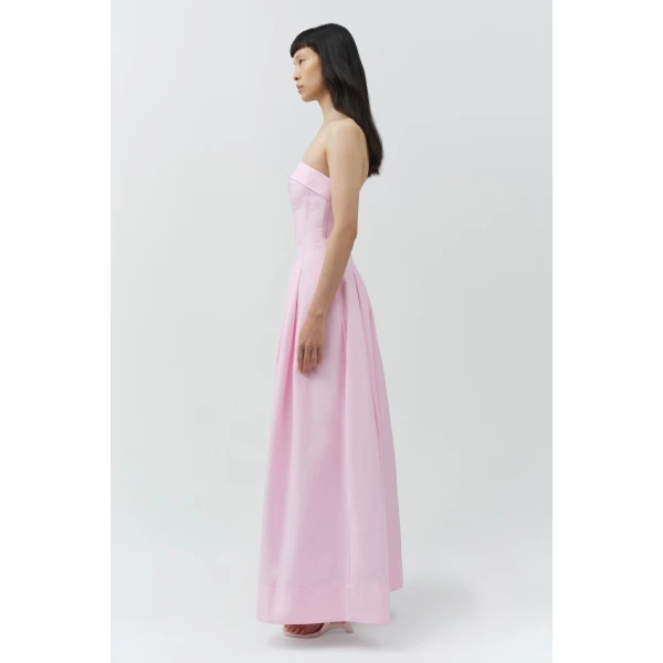 Simkhai Avril Cotton Bustier Maxi Dress in Daisy, view 5