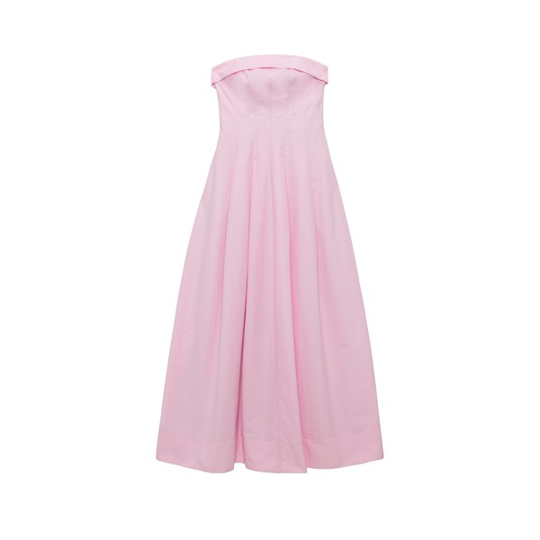 Simkhai Avril Cotton Bustier Maxi Dress in Daisy